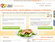 Tablet Screenshot of multilunch.pl